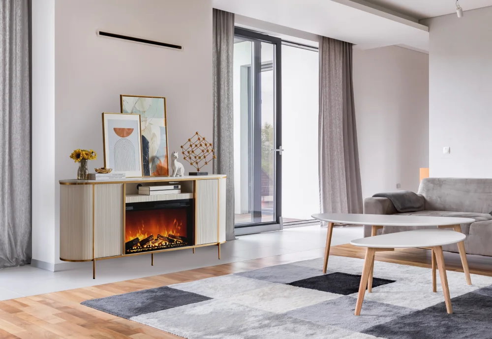 TV stand electric fireplace